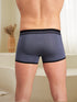 Experience Luxury Everyday – Ultra-Soft Men's Micromodal Solid Trunks Midnight Grey